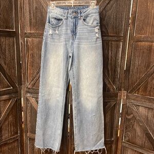 Rewashed Women’s High Rise Blue Jeans